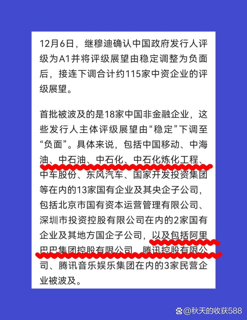 穆迪下调美信用评级,穆迪信用评级中国
